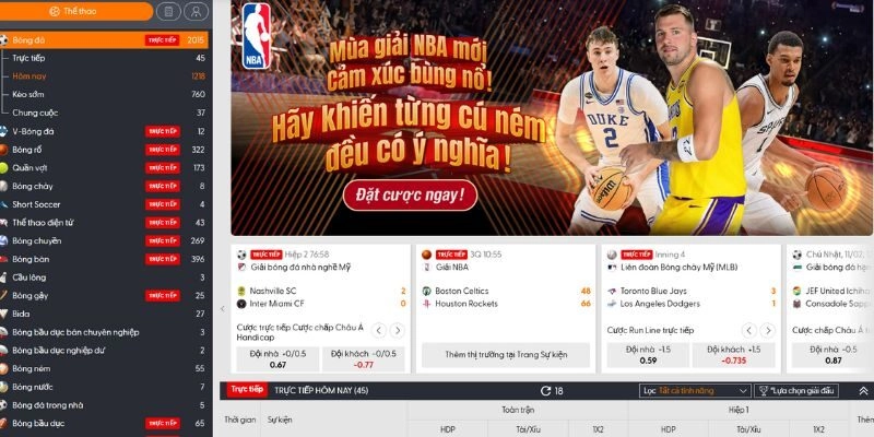 Lợi thế vượt trội khi cá cược thể thao tại Bet69